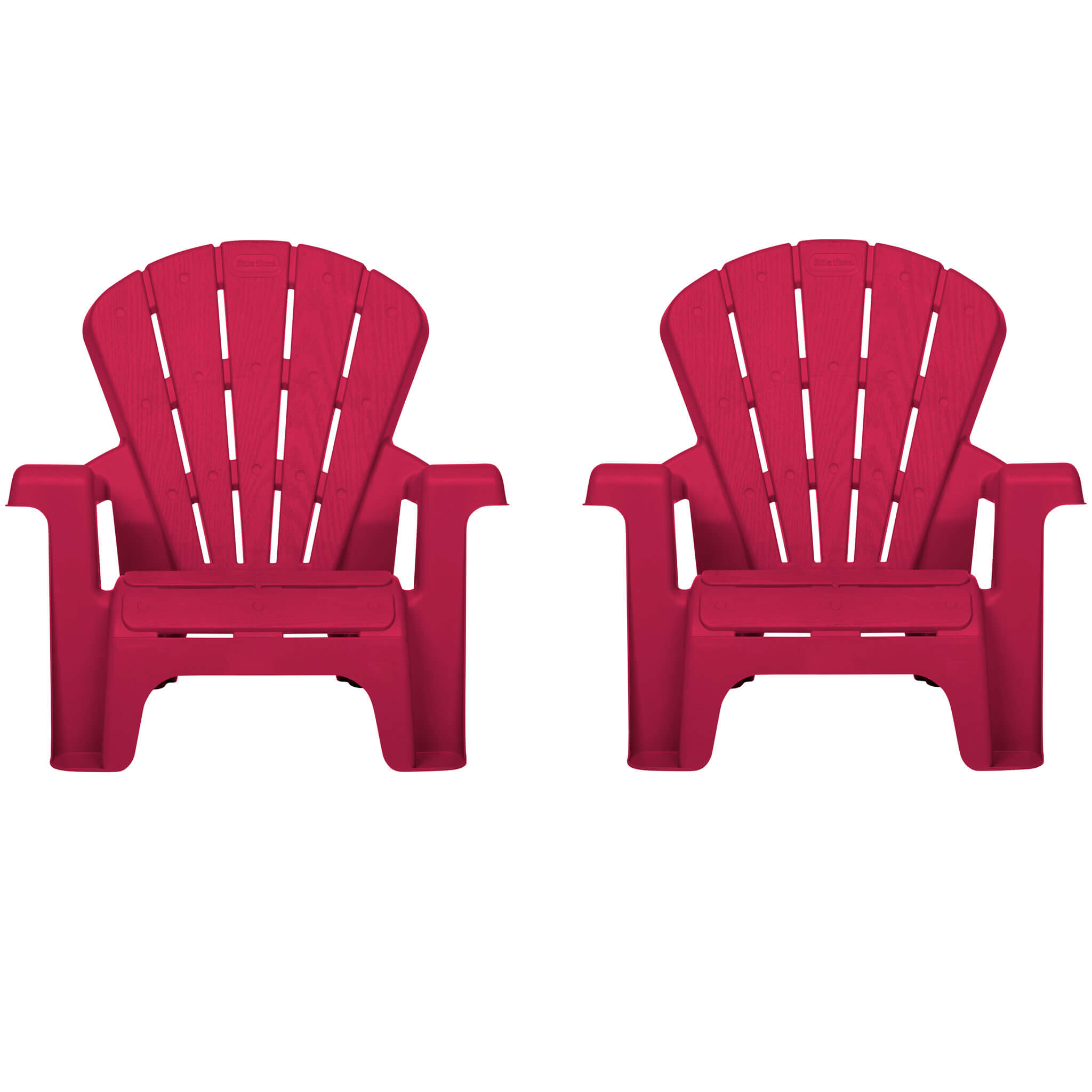 Garden Chair - Red 2 Pack